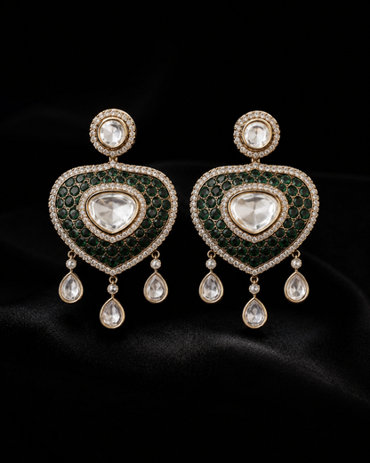 Kundan Polki Pendant Long Necklace