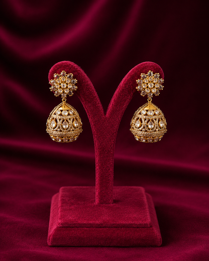 Traditional Kundan Polki Necklace Set