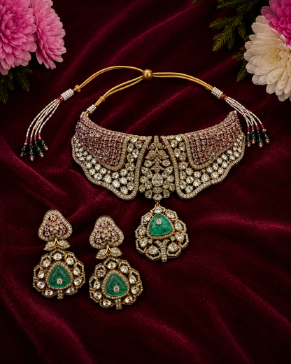 Designer Collar Style Necklace Set