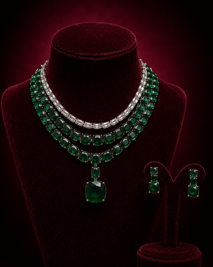 Classy Layered Diamond Necklace