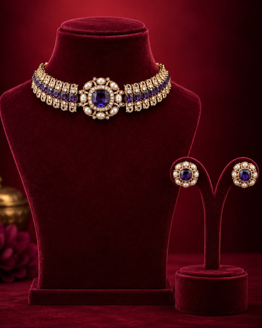 Royal Purple Choker Set