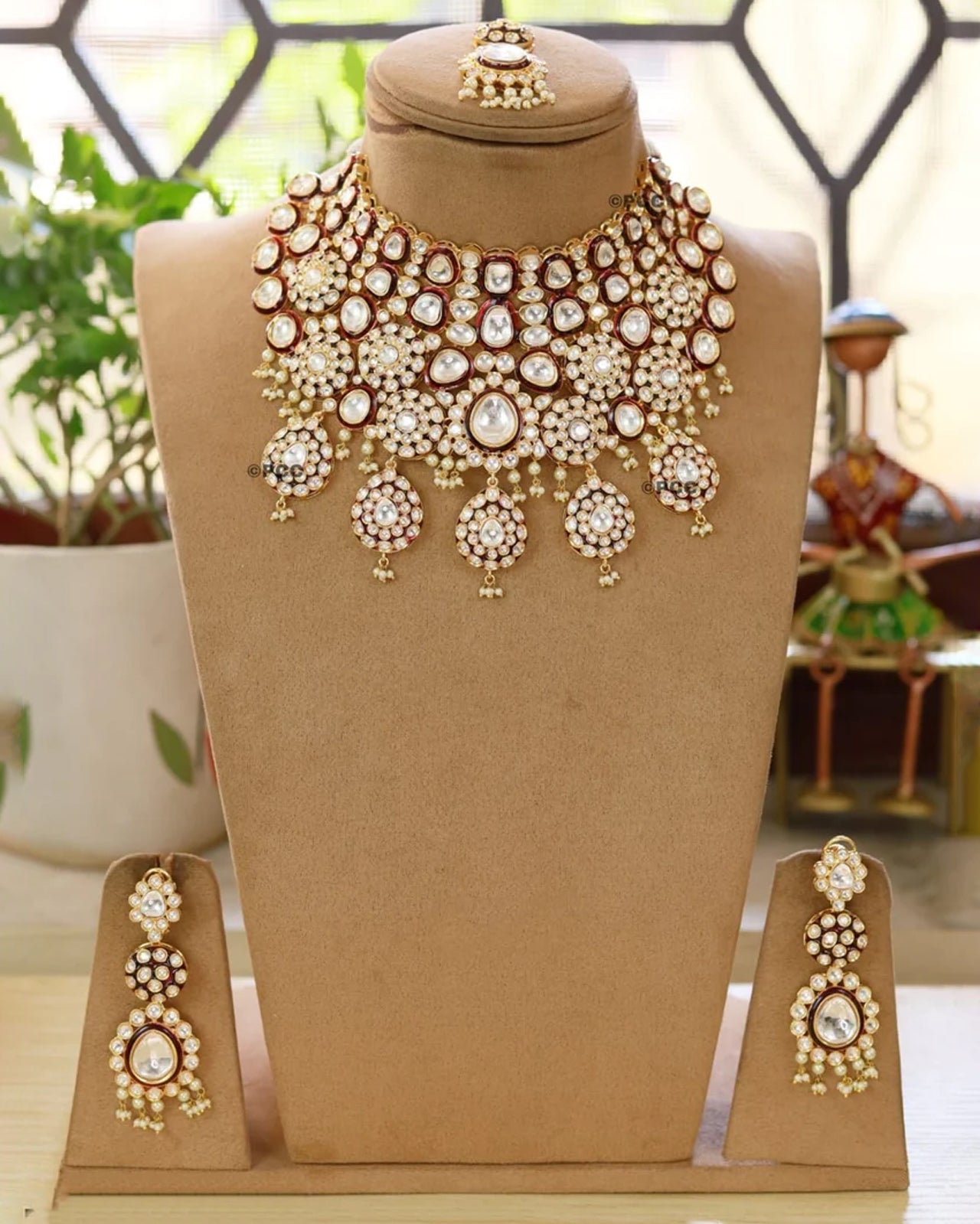 Mesmerizing Polki Bridal Set