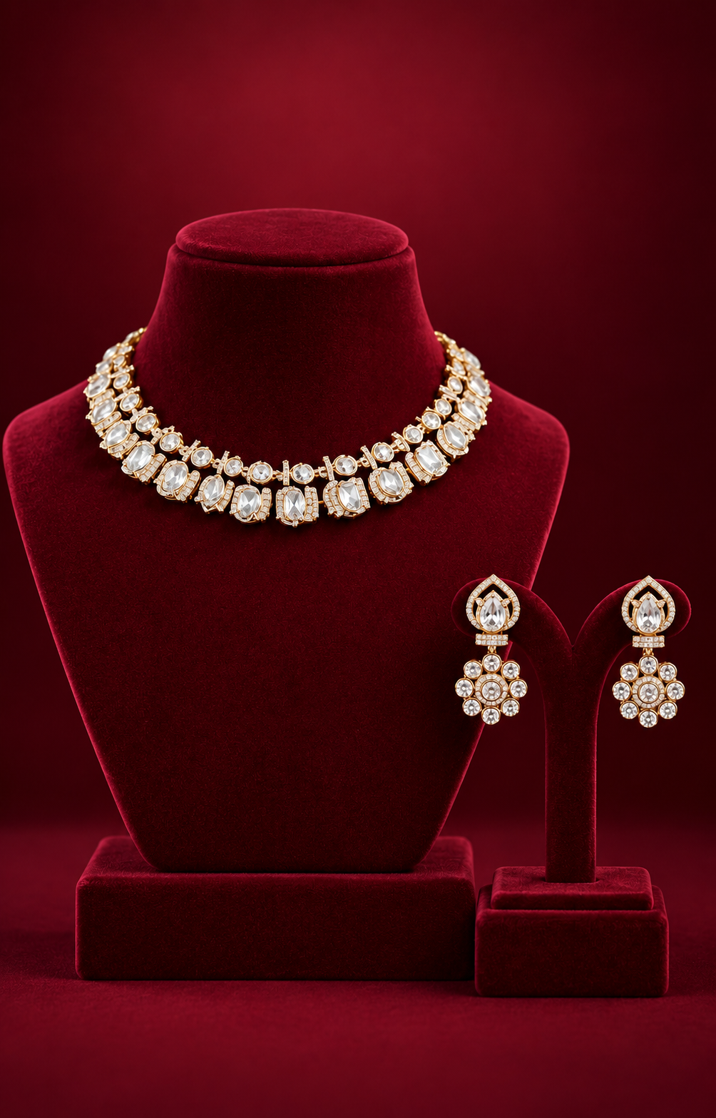 Polki Beauty necklace Set