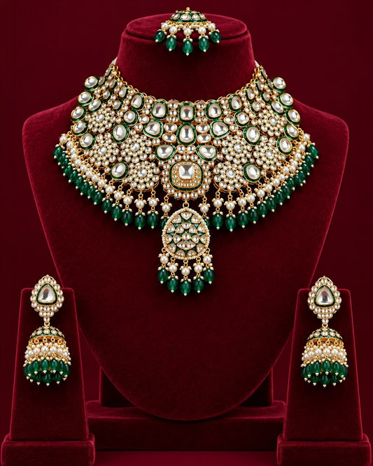 Royal Bridal Queen Necklace Set
