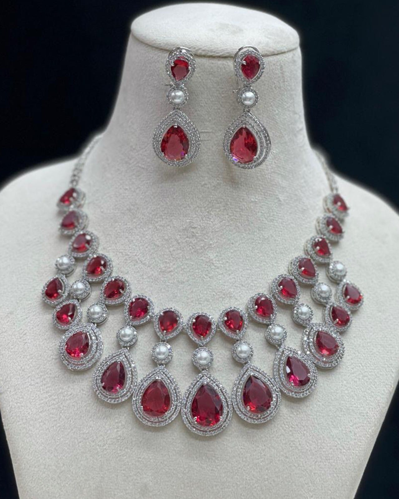 Pearl Diamond Necklace