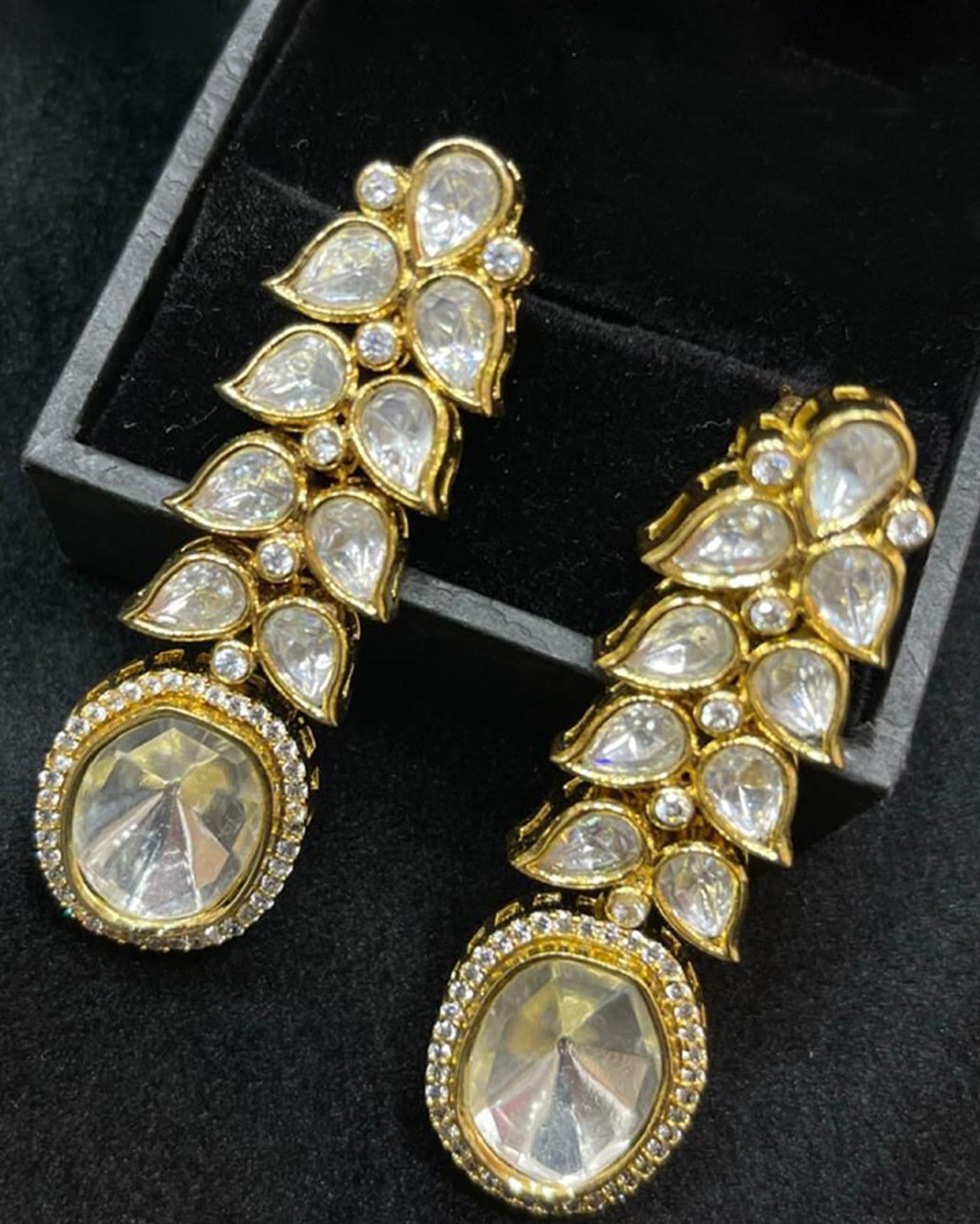 Designer Kundan earrings