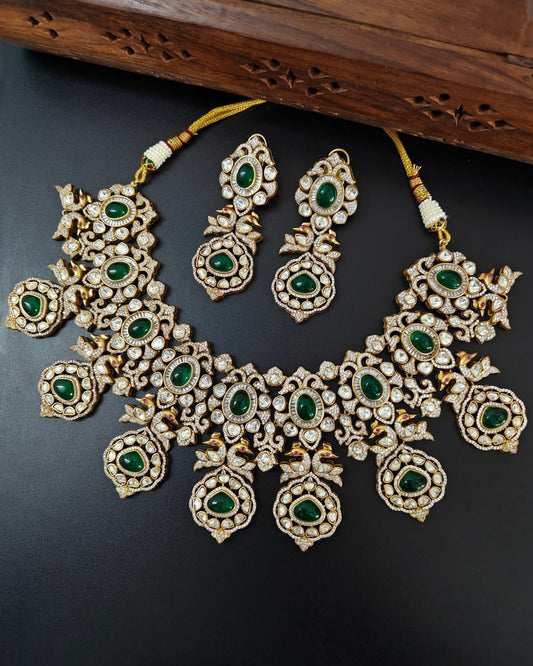 Green Kundan Bridal Set