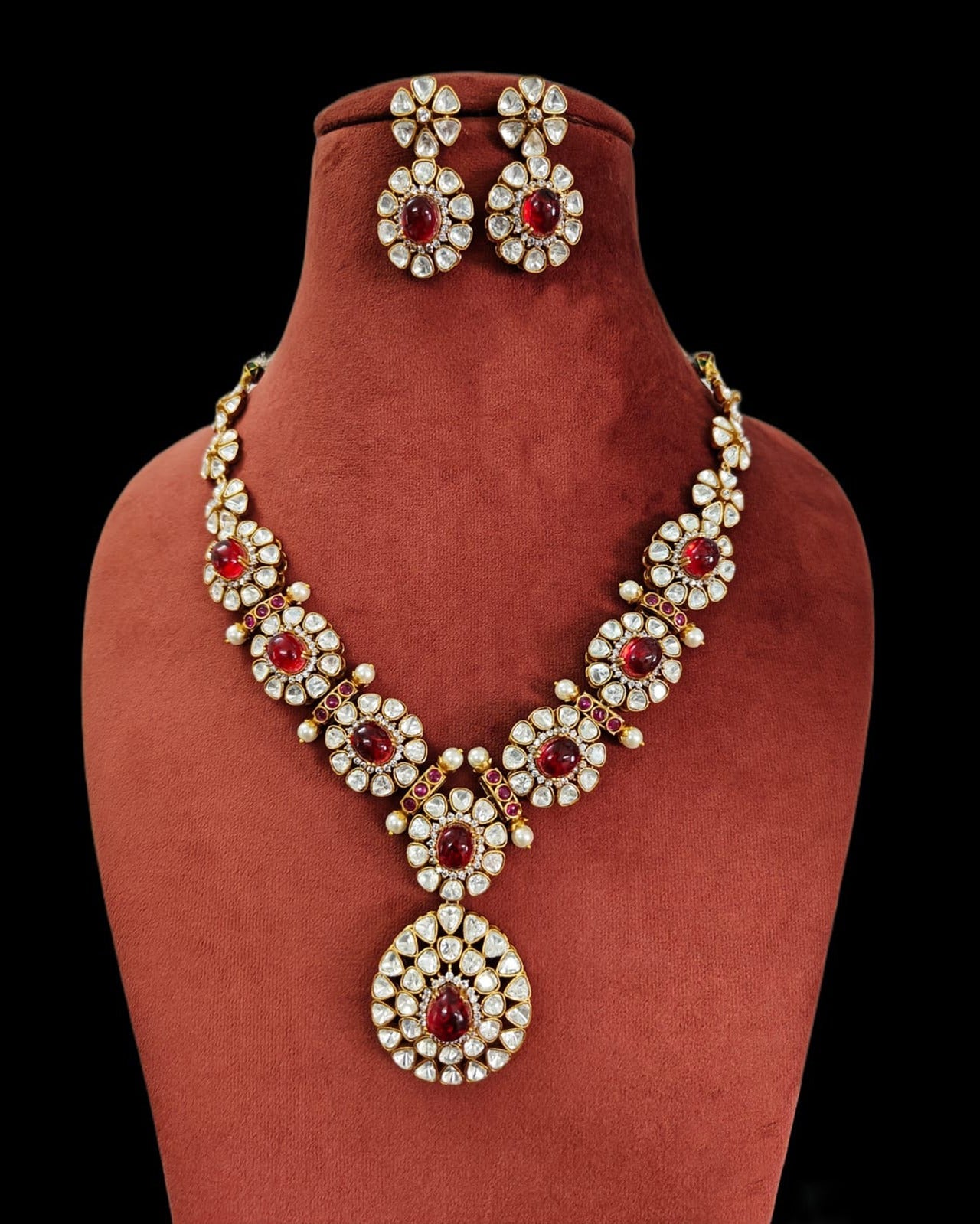 Alluring Long Floral Necklace
