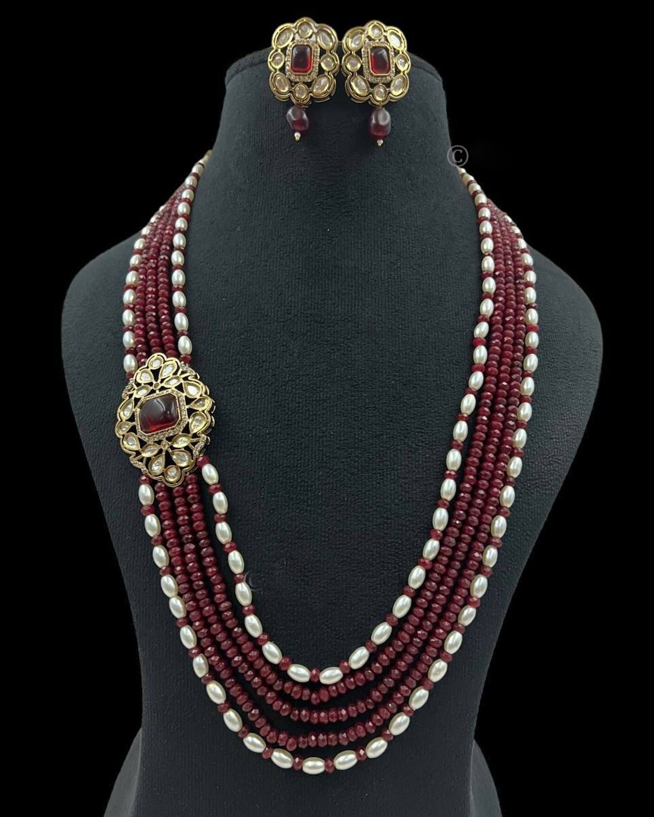 Long Mala Necklace Set 