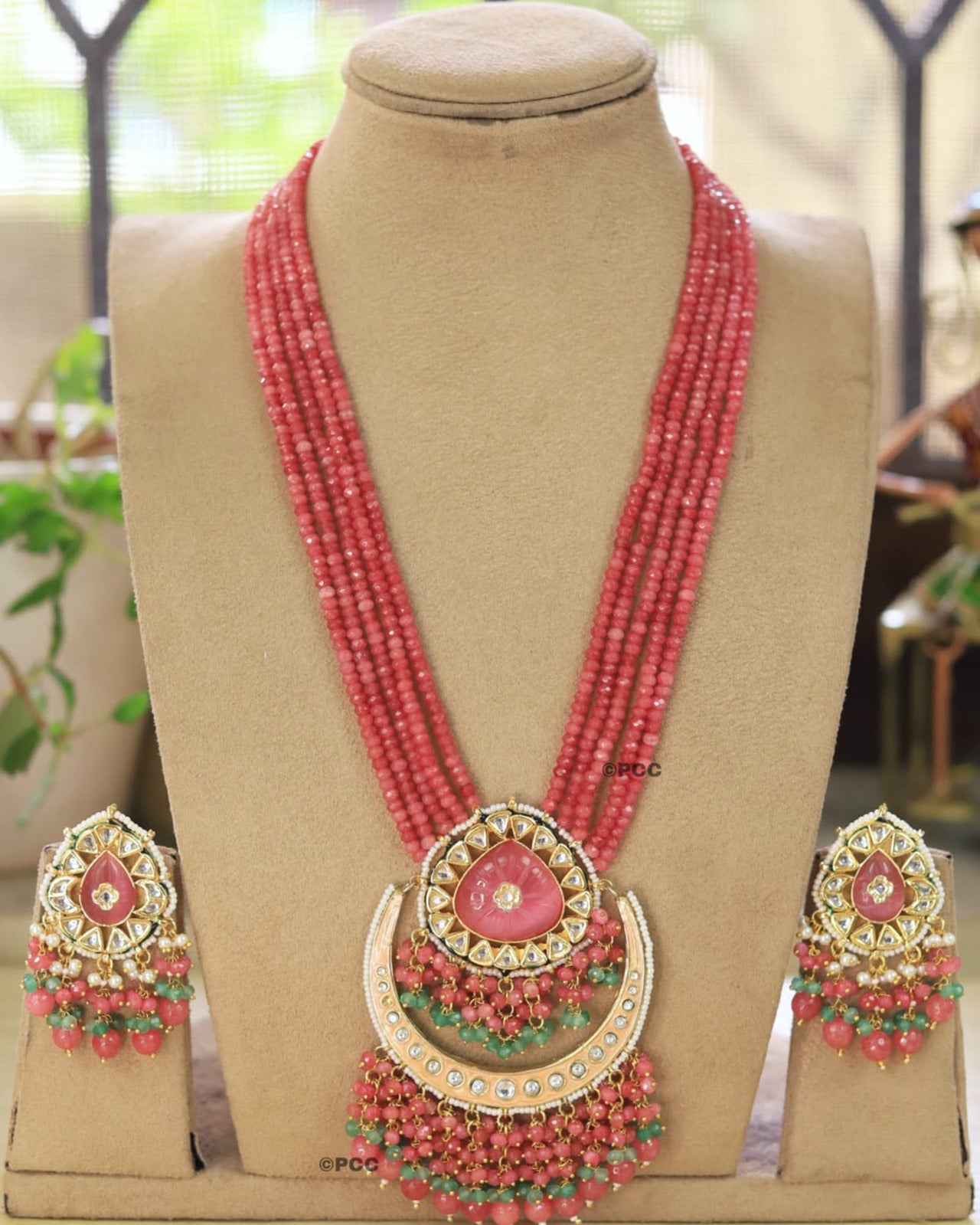 Long Regal Kundan Necklace