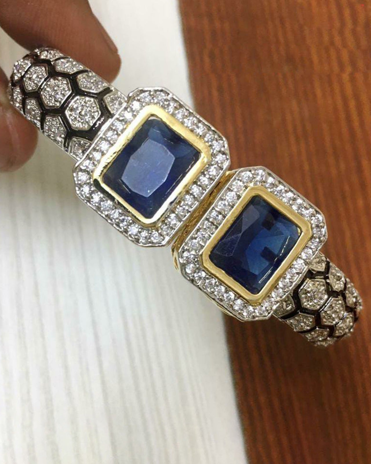 Blue diamond Bracelet 