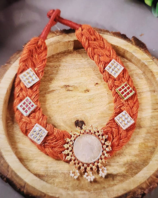 Orange Statement Necklace