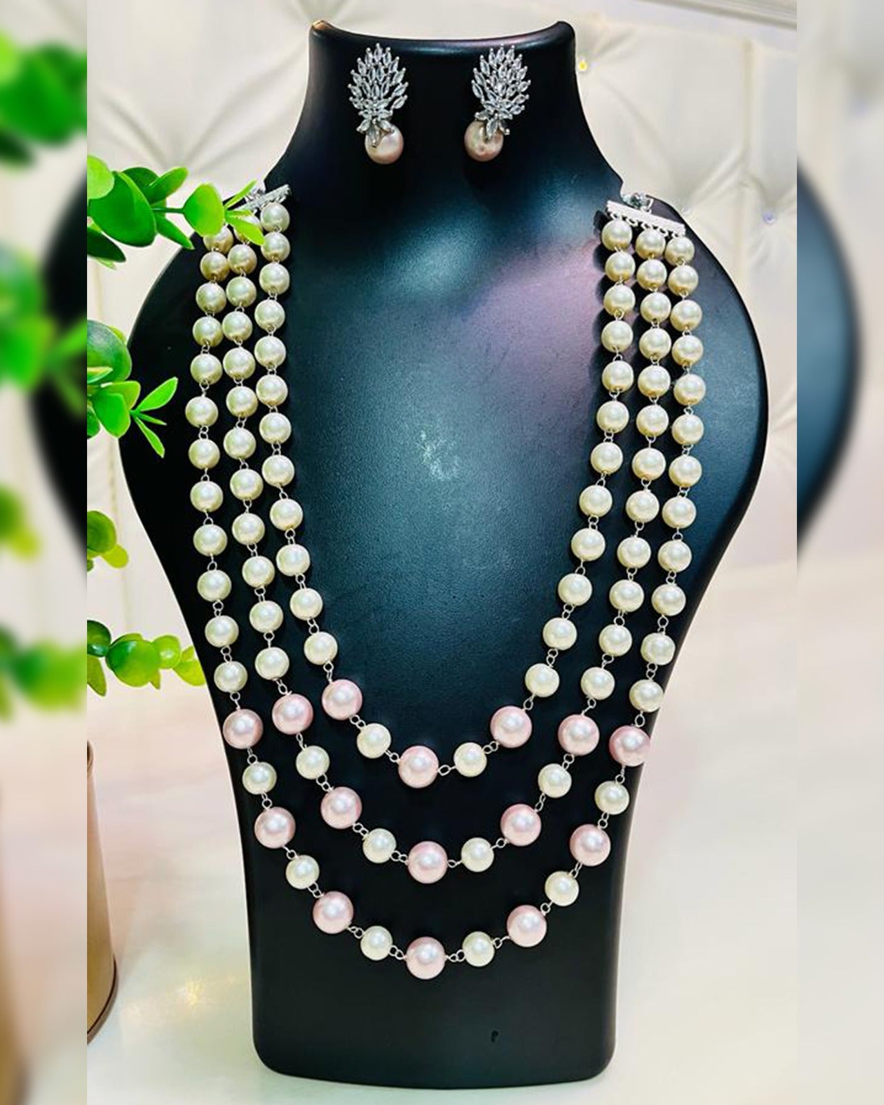 Pearl Layered Mala