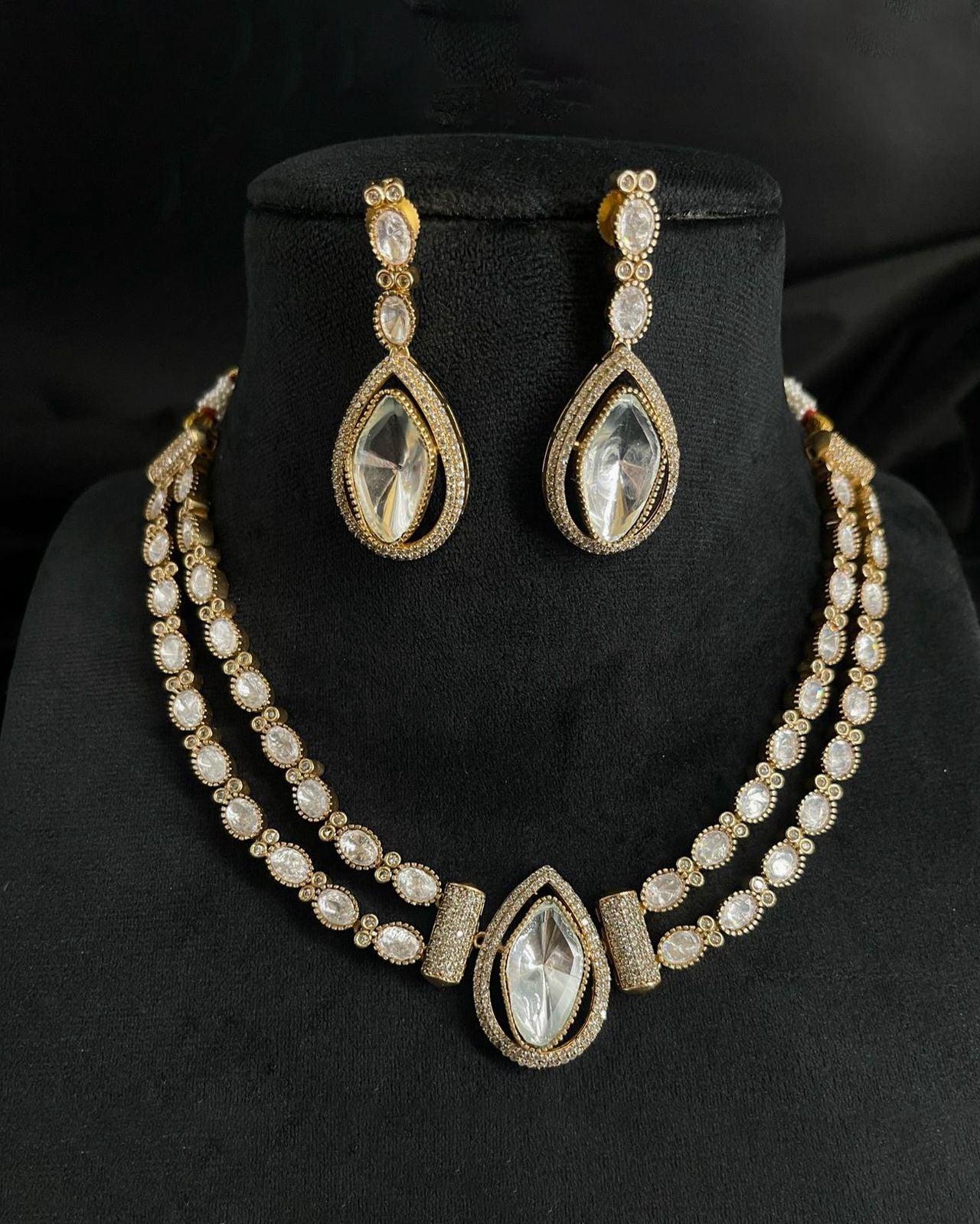 Statement  Polki Kundan Necklace