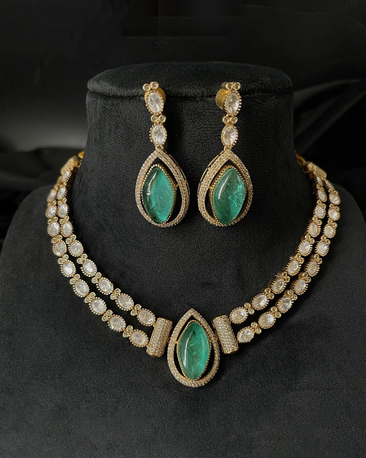 Statement  Polki Kundan Necklace