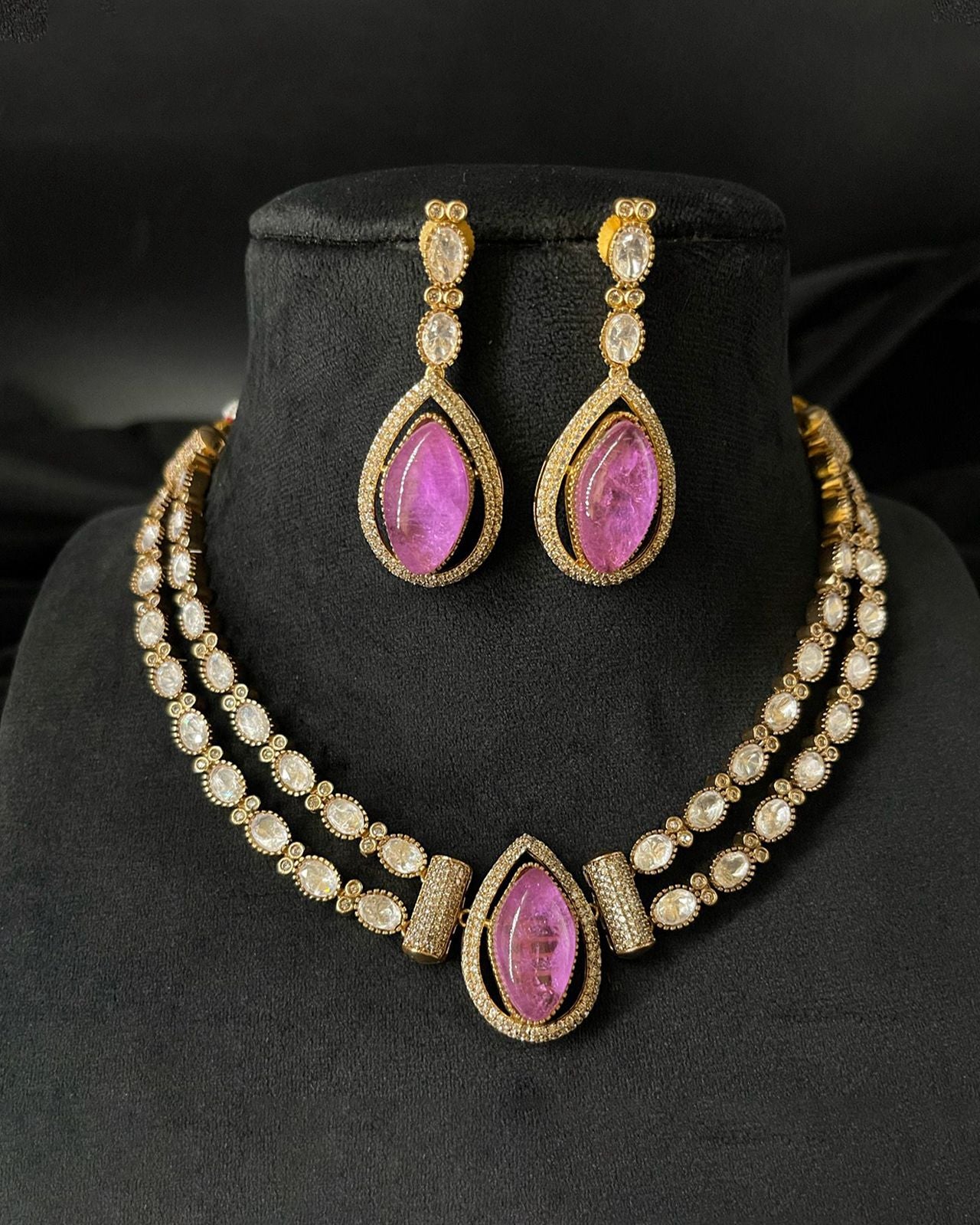 Statement  Polki Kundan Necklace