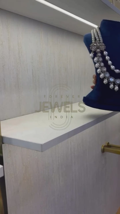 3 Layer Royal Pearl Mala Necklace