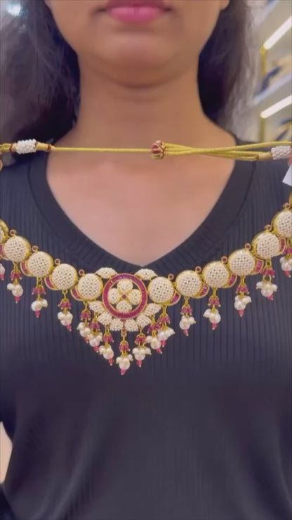 Exquisite Pearl Choker Set