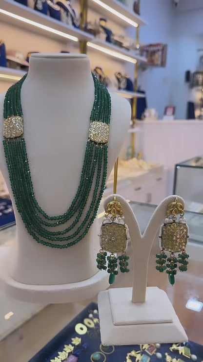 Green Long Mala