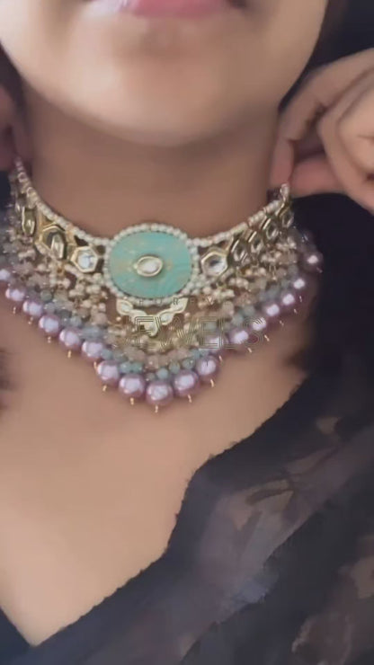 Modern Kundan Choker Set