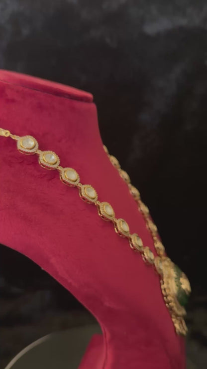 Kundan Polki Pendant Long Necklace