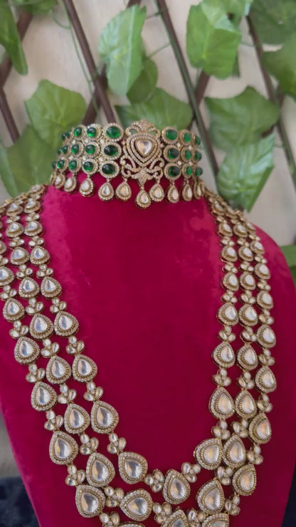 Bridal Bloom Emerald Bridal Necklace