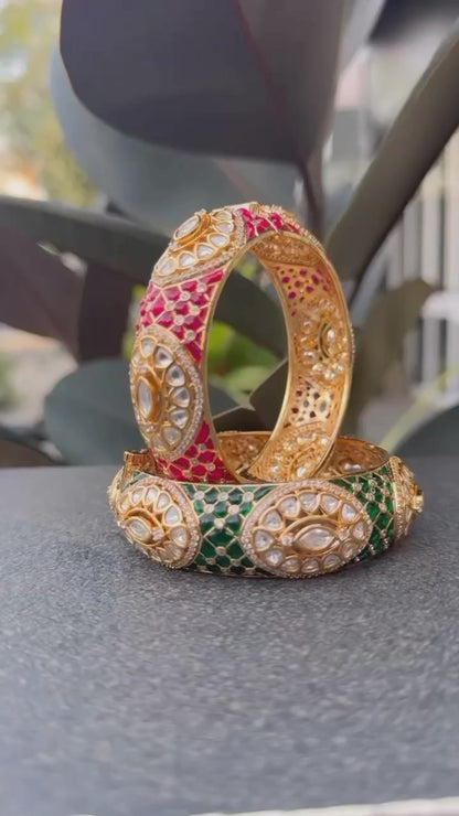 Polki Designer Bangle