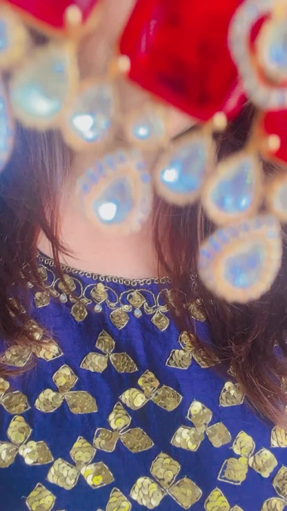 Red Kundan  Necklace Set