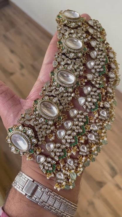 Royal Polki Bridal Necklace Set