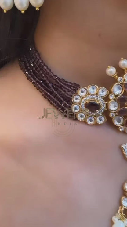 Polki Kundan Choker Set