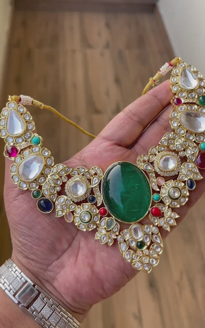 Fine Kundan Bridal Necklace Set