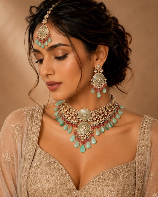 Kundan Wedding Choker Necklace