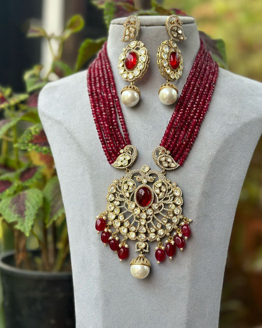 Crimson Majesty Necklace Set