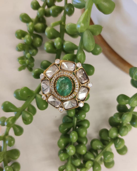 Kundan Statement Ring