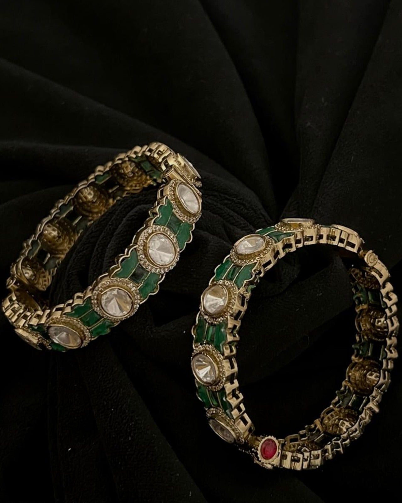 Kundan Polki Bangles