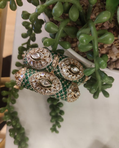 Kundan Polki Bangles