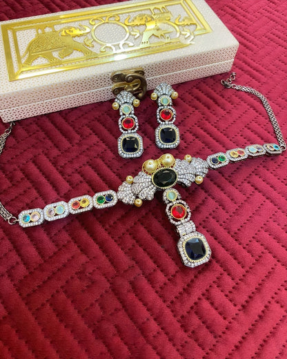 Alia inspired Multicolor Mathapathi