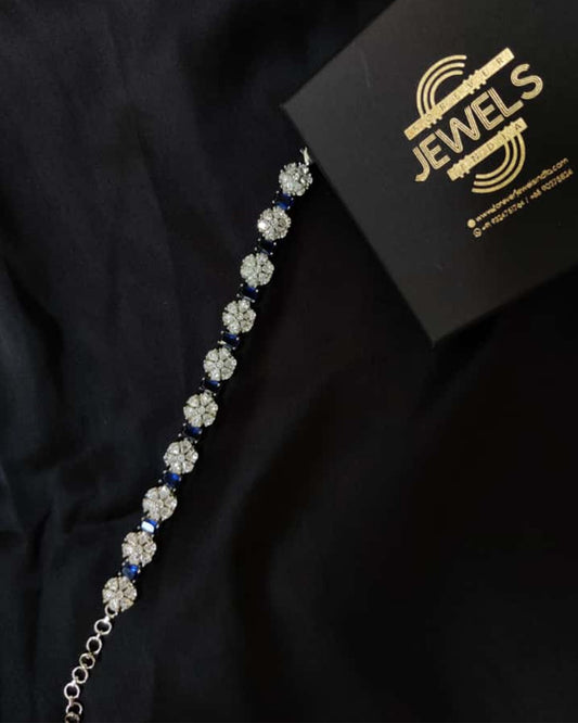 Blue tennis Bracelet