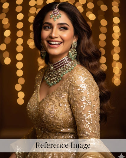 Kundan Beauty Bridal Necklace Set