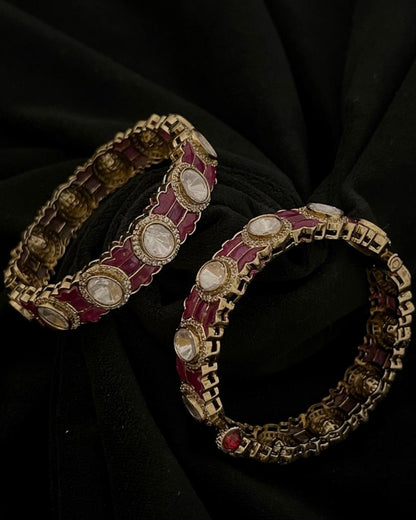 Kundan Polki Bangles