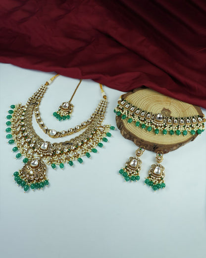 Bridal Double Layered with Choker Set