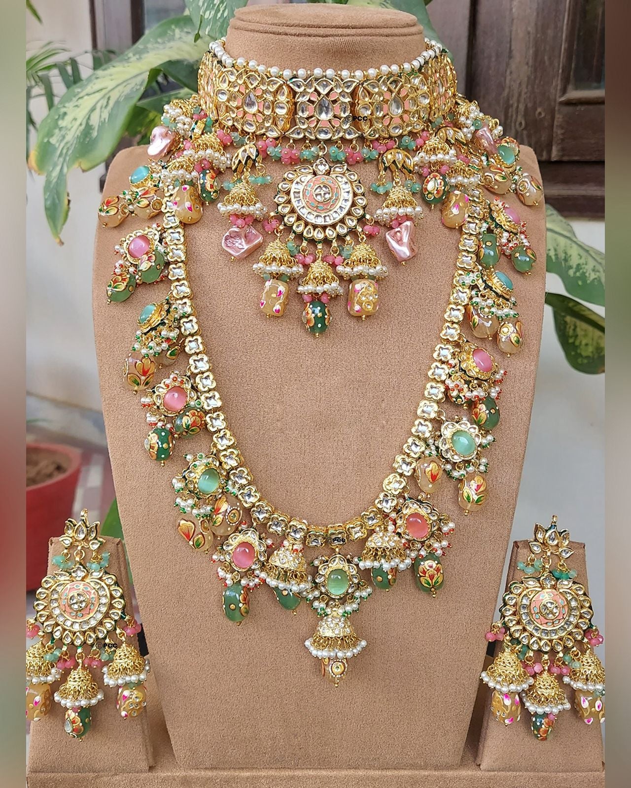 Golden Forest Necklace Set