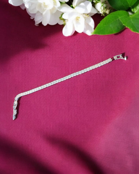 Silver Tennis Bracelet