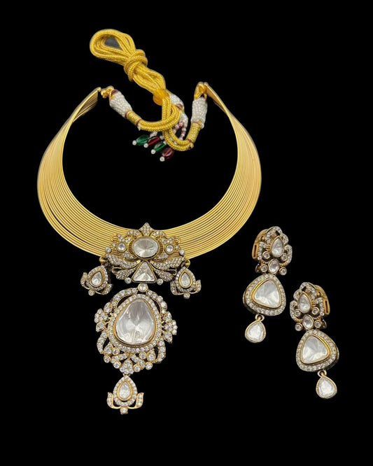 Indo Western Kundan Necklace Set