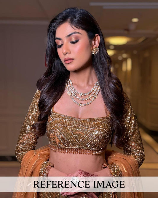 3 Layer Kundan Necklace