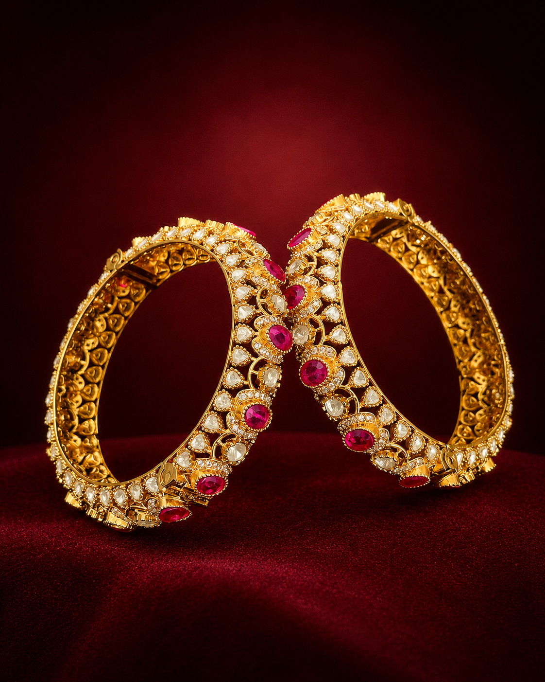 Beautiful Kundan Bangles