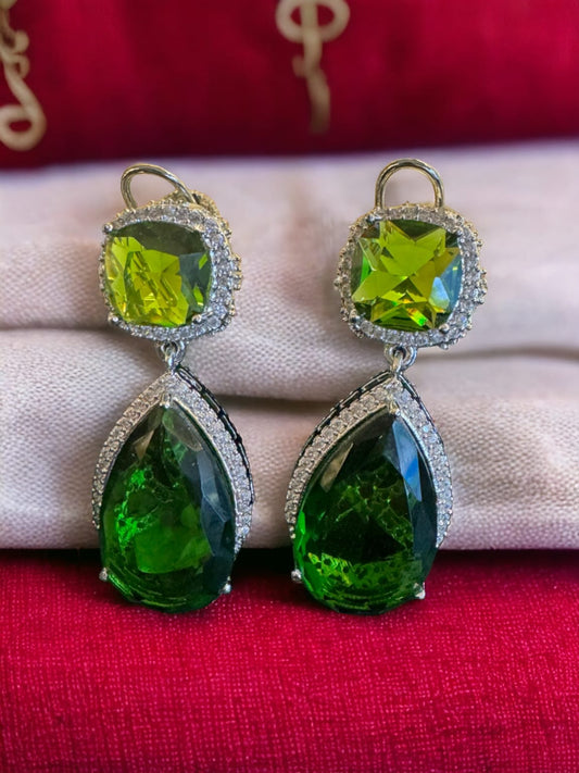 Silver Droplets Earrings