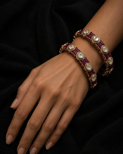 Kundan Polki Bangles