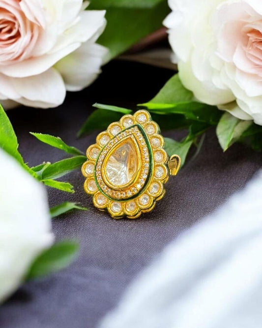 Kundan classic Ring