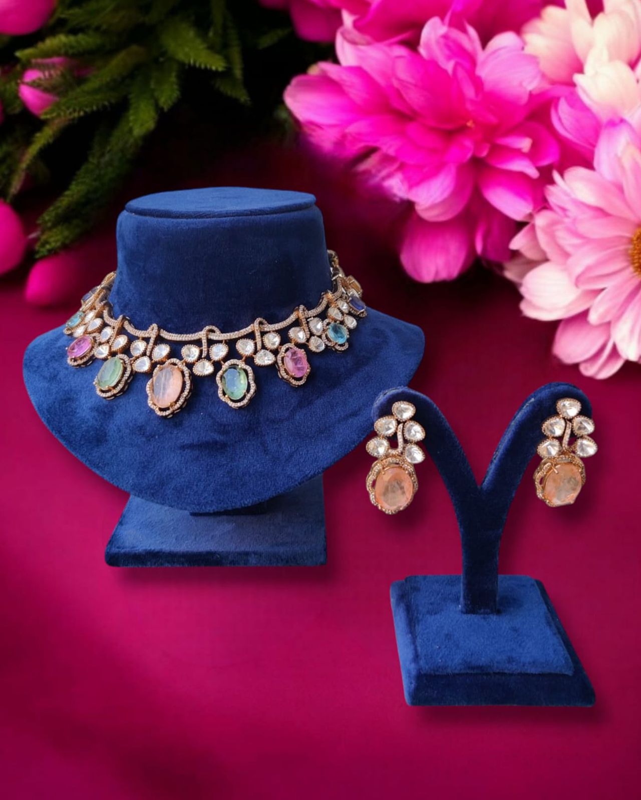 Multicolor  Necklace Set